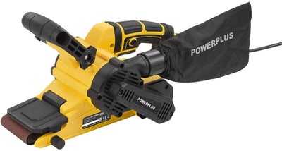 Powerplus – gelb – powx0461 – gebürstet – Bandschleifer – 900 W – 3 Zubehörteile.