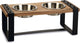 Designed by Lotte Karinto Hundefutternapf – Tafelservice – Hundefutternapf Trinknapf – Holz Metall – 2x650ml – Größe m
