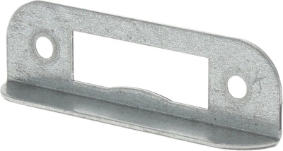 Nemef-Eckschließblech – abgerundet – 80 x 24 x 12 mm (LxBxH mit Lippe) – verzinkter Stahl – HP1256