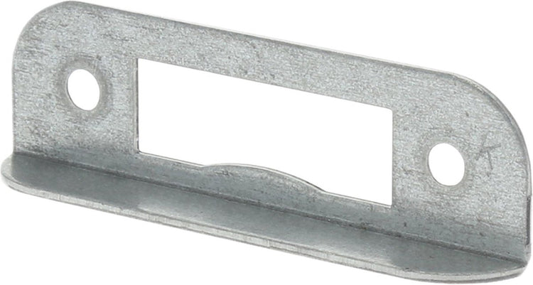 Nemef-Eckschließblech – abgerundet – 80 x 24 x 12 mm (LxBxH mit Lippe) – verzinkter Stahl – HP1256