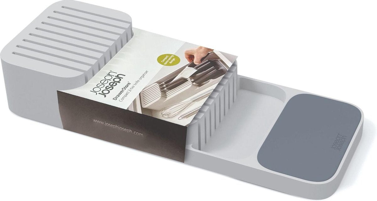 Joseph Joseph Messer-Organizer – 39,8 x 14,3 x 7,5 cm – grau
