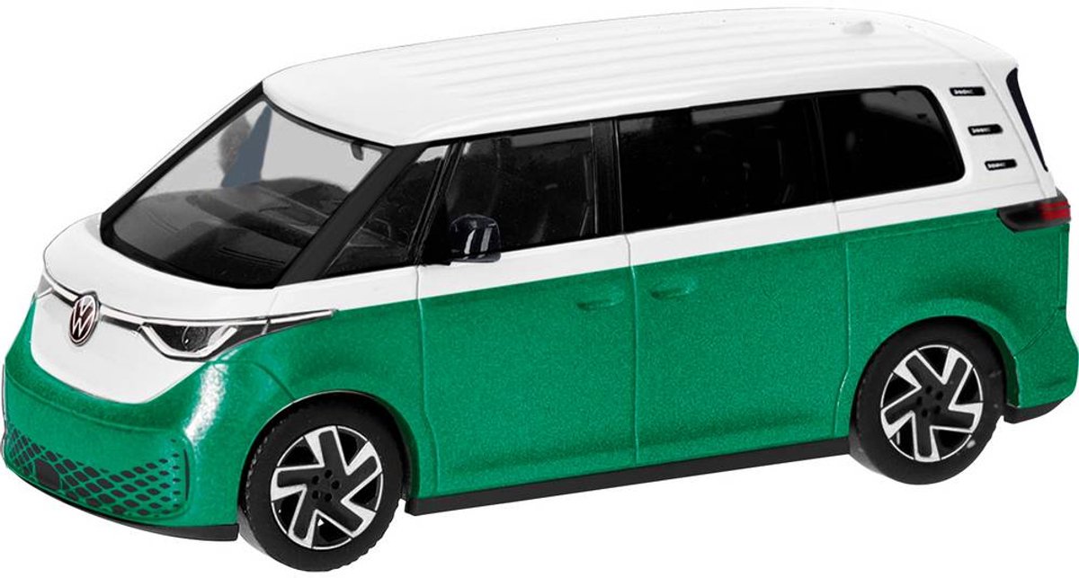 Herpa 431132 h0 Auto Volkswagen ID. Buzz zweifarbig, Bonbonweiß, Lorbeergrün-Metallic