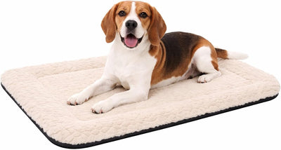 Hundekissen Flamingo – Hundekorb – Naya rechteckig beige 85,5x51cm – bequem – perfekte Passform – weiche Liegefläche
