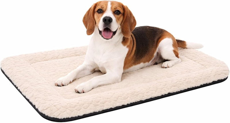 Hundekissen Flamingo – Hundekorb – Naya rechteckig beige 85,5x51cm – bequem – perfekte Passform – weiche Liegefläche