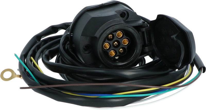 Carpoint Anhängerkupplungskabelset 7-polig – 12 V – 2 Meter – universell – für Anhängerbeleuchtung – zuverlässige Verbindung