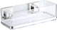Wenko Vacuum-Loc Quadro Duschregal Edelstahl 23x14cm - Duschkorb - Montage ohne Bohren