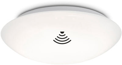 B.K.licht briloner elipso - LED-Deckenleuchte - mit Bewegungsmelder - Badezimmerbeleuchtung - Deckenleuchte mit Sensor - Dämmerungssensor - Timer - ø27,8 cm