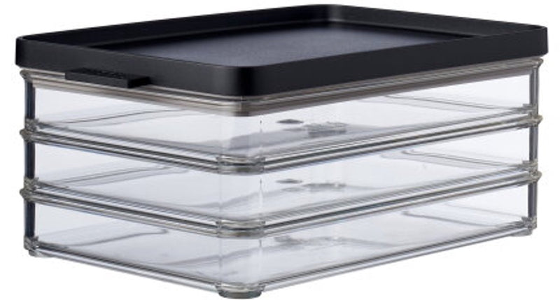 Mepal Omnia Fleischbox 3-lagig schwarz