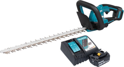 Makita Duh 506 RF Akku-Heckenschere 18 V 50 cm bürstenlos + 1x Akku 3,0 Ah + Ladegerät