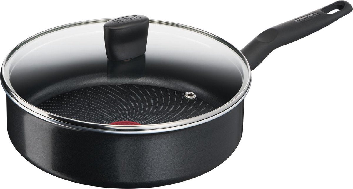Tefal Cookware Tefal Start einfach Happy Pan 24 cm Schwarz