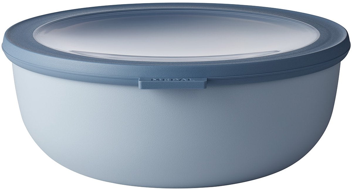 Mepal – Multi-Bowl-Cirqula-Lebensmittelbehälter – 2250 ml – rund – Nordic Blue