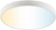 Brilliant Slimline - Deckenleuchte - ø 49 cm - LED 20 W - CCT - 3000 K-6500 K - dimmbar - Nachtlicht - Timer - Fernbedienung - Weiß