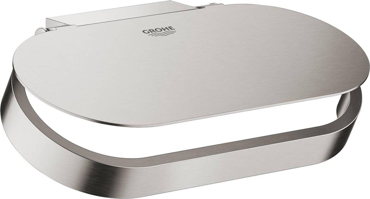 Grohe Selection Toilettenpapierhalter mit Deckel – Supersteel (Edelstahloptik) – 41069dc0