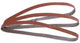 Wolfcraft - Schleifbänder für Bandschleifer 13 x 457 mm - Körnung 40 - 3 Stück - 1724000