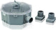 Busch-Jaeger ABB km8 16 halbe Universal-Kabelmuffe 8–14,5 mm
