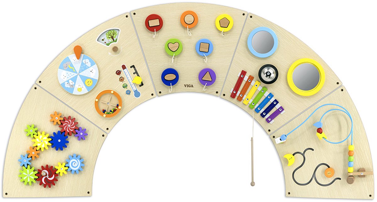 Vigatoys - Wandspielbrett - Kreisbogen - Durchmesser 162cm