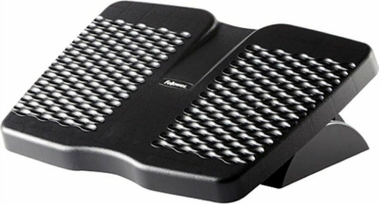Fellowes Refresh – Schreibtisch-Fußstütze – Massagerippen – ergonomisch und verstellbar – Schwarz