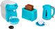 Klein Toys Bosch Spielzeug-Küchenzubehör-Set – Kaffeemaschine – Wasserkocher – Toaster – inkl. Ton - blau