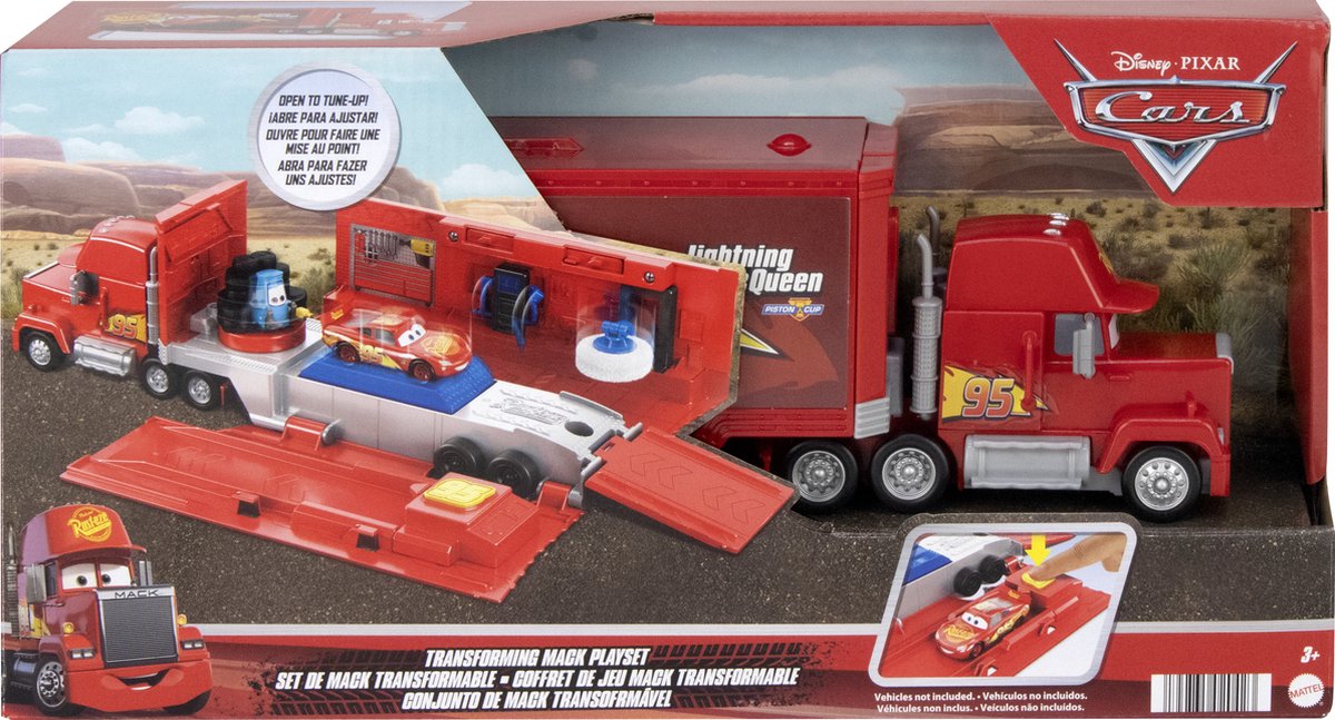 Disney Pixar Cars Transforming Mack Truck – Spielset ohne Autos