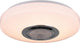Rl lebe dein Licht Reality Maia - Deckenleuchte - weiß - inkl. 1x SMD 10 - Fernbedienung - integrierter Dimmer - Bluetooth-Lautsprecher - Nachtlicht - nicht für externen Dimmer geeignet - Wand- und Deckenmontage - RGBW-Farbwechsler - T: 33 cm