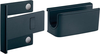 Sigel Markerhalter – für Glas-Magnettafel von 3 bis 5 mm – 75 x 37 x 35 mm – Anthrazit – Si-GL800