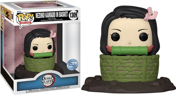 Funko-Pop! Dämonentöter – Nezuko im Korb Deluxe – exklusive Sonderedition