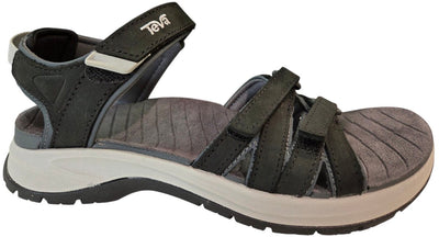 Teva W Tirra Sport Leder Damensandalen – Schwarz