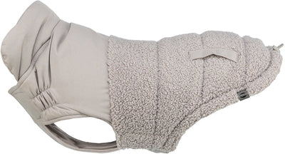 Trixie Hundemantel – grau 30 cm – warmes Polyester, verstellbare Brustklappe, modische Ziertaschen