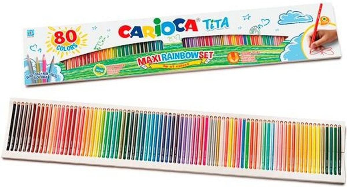 Carioca Buntstifte Tita Multicolour 80 Teile