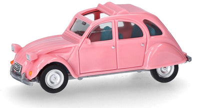Herpa Lemon 2CV Faltdach offen, rosa