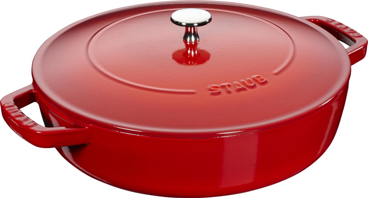 Staub Bratpfanne Chistera - Kirschrot - ø 24 cm 2,4 Liter