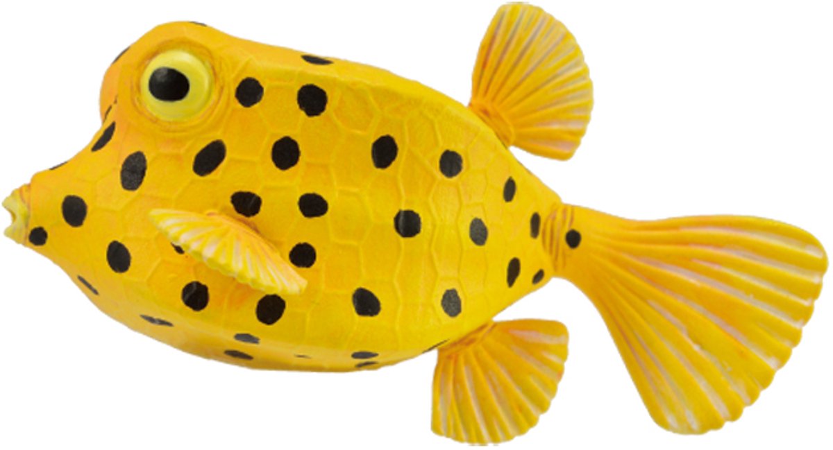 Collecta Figur - Gelber Kofferfisch - (s) - Meerestiere - handbemalt - Miniatur