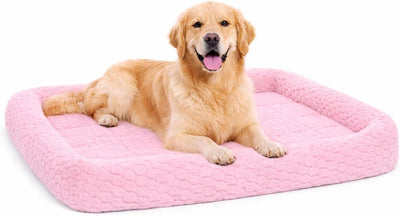 Hundekissen Flamingo - Hundekorb - Naya rechteckig rosa mit Rand 116x69cm - luxuriöser Liegekomfort - weich und stabil