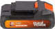 Powerplus Dual-Power-Akku powdp9024 – 20 V, 4,0 Ah – Akku für 20-V-Geräte – LED-Betriebsanzeige – Akku-Plattform
