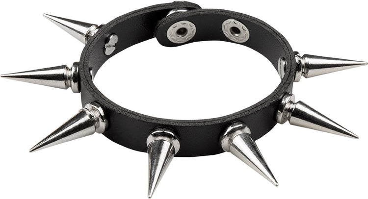 Boland – Armband Spike Deluxe Schwarz – Erwachsene – Damen – Rocker – Punk und so