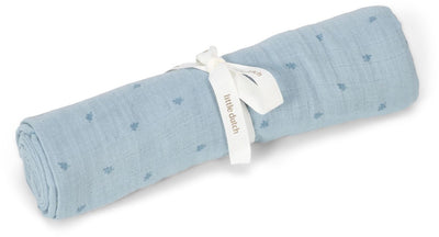 Little Dutch Pucktuch – Blau – 120 cm – Essentials