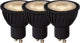 Lucide mr16 – LED-Lampe – ø 5 cm – LED dimmbar – GU10 – 3 x 5 W 3000 K – Schwarz – 3er-Set