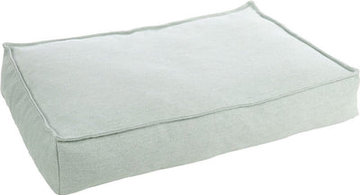 Orthopädisches Hundekissen Flamingo – Premium-Linie – reines Luxus-Hundekissen 100 x 70 x 18 cm – extra Memory-Schaum für maximalen Komfort – Baldar-Hundekissen grün