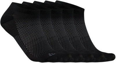 Craft Active Footies 5er-Pack Unisex-Sportsocken – Schwarz
