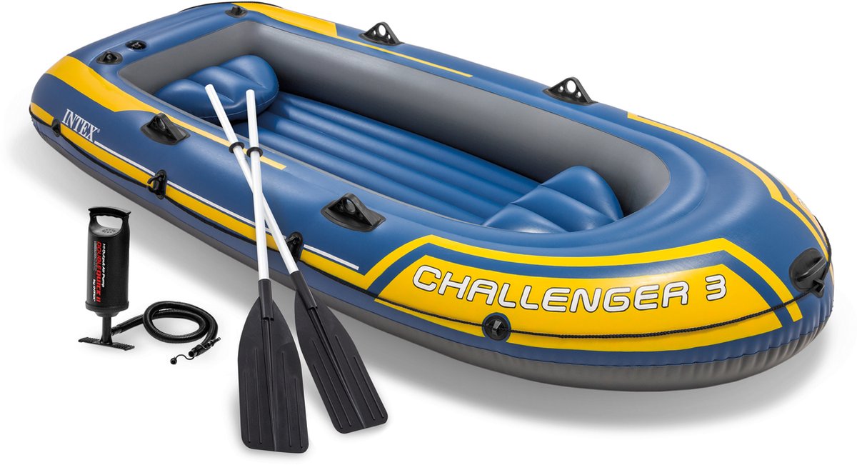 Intex - Challenger 3 Set - mit Paddel und Pumpe