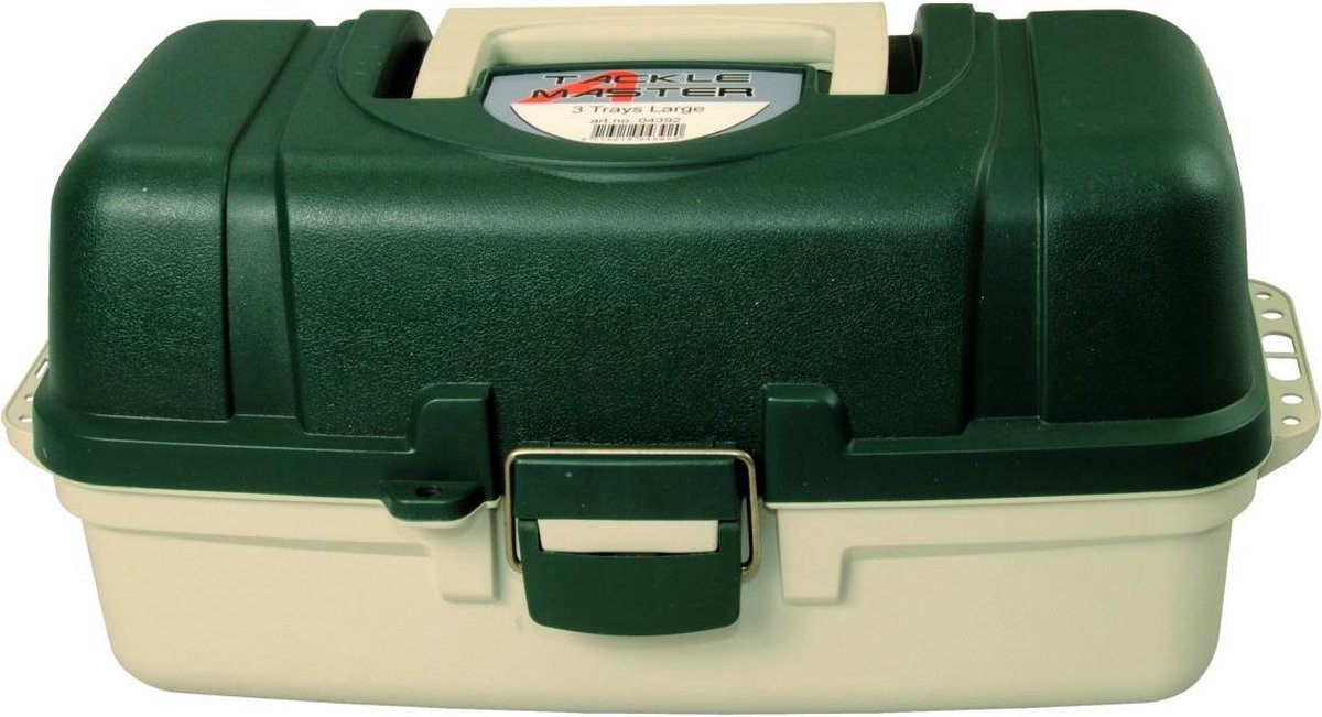 Albatros Tackle Master - Angelkoffer mit 3 Schubladen - 44 x 24 x 20 cm - Grün