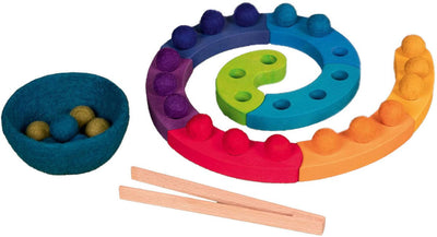 Goki Holzfarbe Sorting Game Spiral, 29dlg.