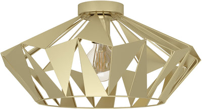 Eglo Carlton Deckenleuchte – E27 – ø 47 cm – Gold – Stahl