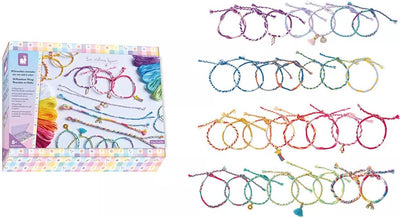 Janod – les ateliers bijoux – Herstellung von 30 Regenbogen-Wickelarmbändern