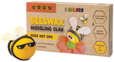 Medenka ® Bienenwachs-Modelliermasse – 240 g – natürlicher, umweltfreundlicher Ton – weicher und wiederverwendbarer Spielton für kreatives Spielen – handgefertigt aus reinem Bienenwachs
