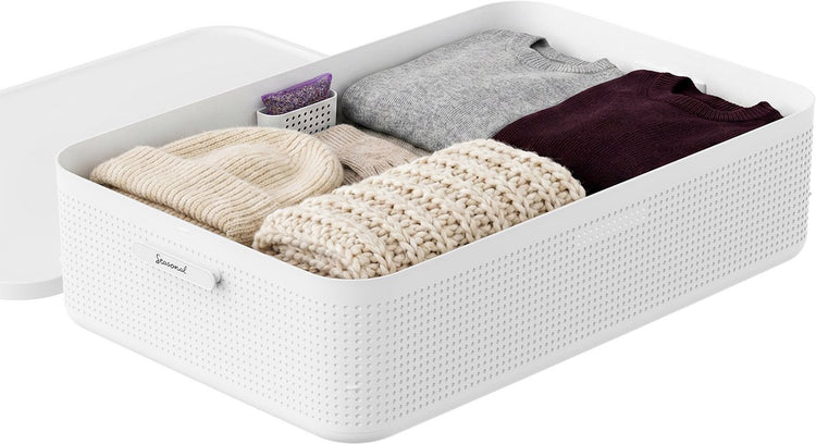 Rotho Wop Aufbewahrungsbox XL - mit Deckel - Weiß
