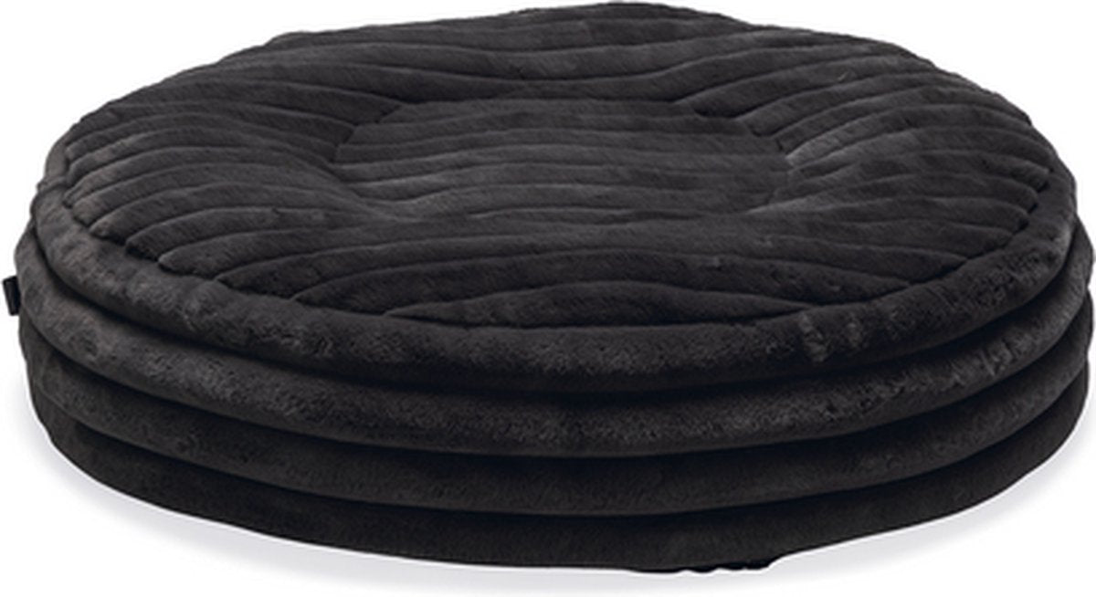 Entworfen von Lotte Reza – Hundekissen – rund – Anthrazit – 65 x 65 x 16 cm