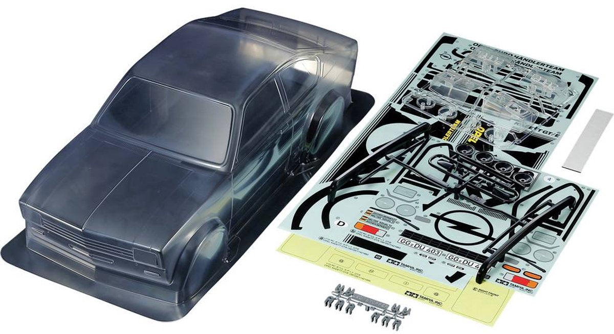 Tamiya 51727-000 1:10 Karosserie Opel Kadett GT E Rallye unlackiert
