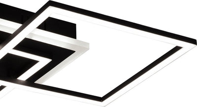 Rl Live Your Light Reality Venida Deckenleuchte – Schwarz – inkl. 1x25 W LED 3000 lm 3000 K – IP20