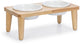Entworfen von Lotte Tafelservice Djeha – Hundefutternapf – Holz – 40 x 21 x 15 cm